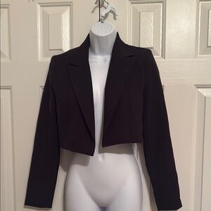 Forever 21 Black Tailored Cropped Blazer